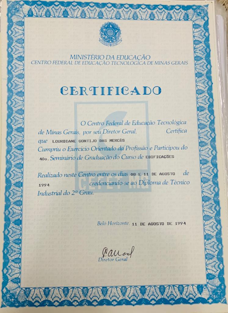 Registro Cefet-mg Memória